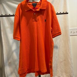 NWT Polo by Ralph Lauren Orange S/S Polo Shirt boy’s L (14-16)